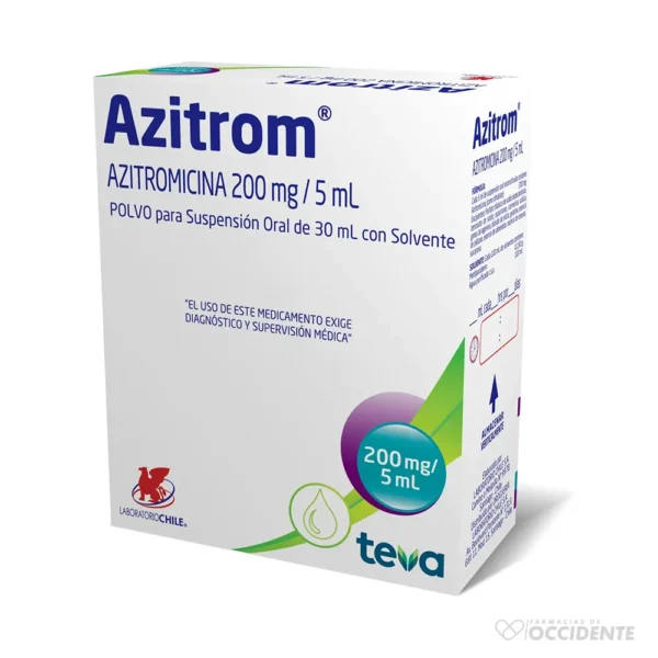 AZITROM 200 MG SUSP 30 ML.