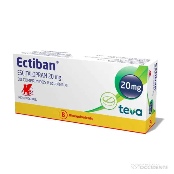 ECTIBAN COMPRIMIDOS 20MG x 30