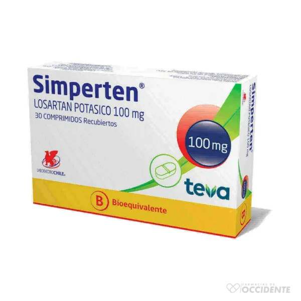 SIMPERTEN COMPRIMIDOS 100MG x 30