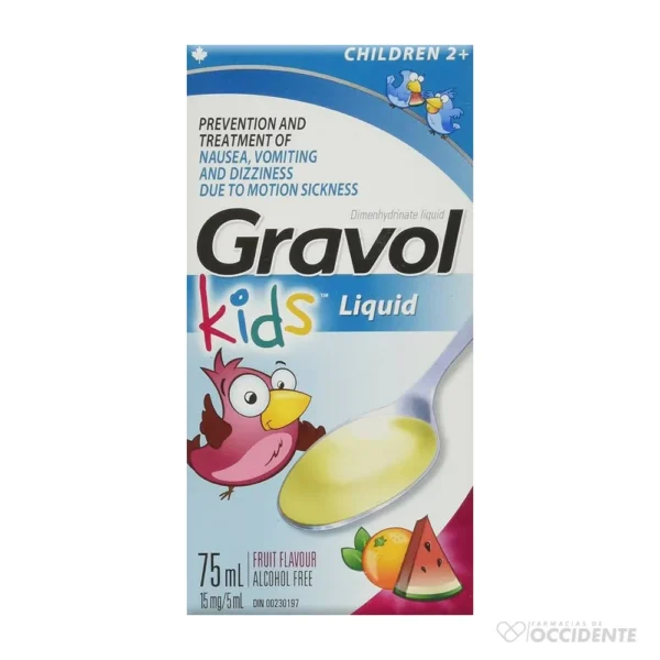 GRAVOL PEDIATRICO FRUTAS X 75ML – Farmacias de Occidente