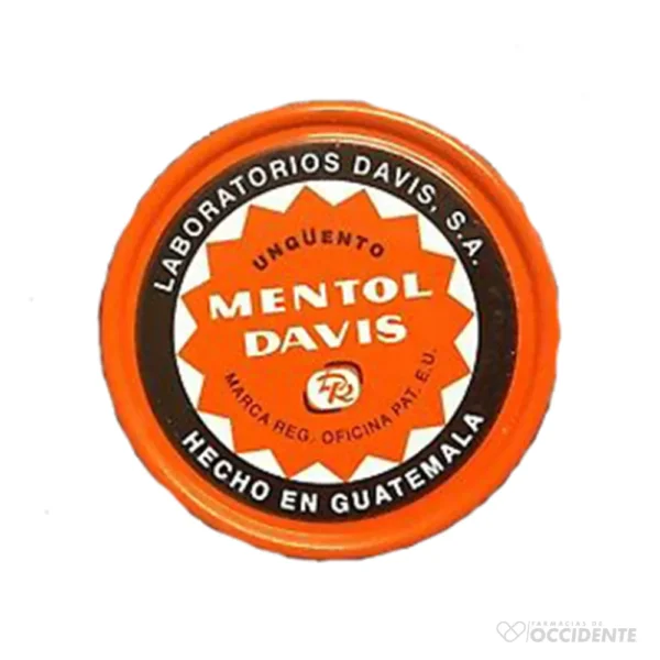 MENTOL DAVIS 1.77G X 1 PEQ
