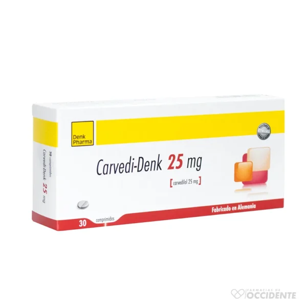 CARVEDI-DENK COMPRIMIDOS 25 MG X 30