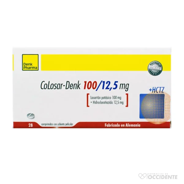 COLOSAR-DENK COMPRIMIDOS 100/12.5MG x 28