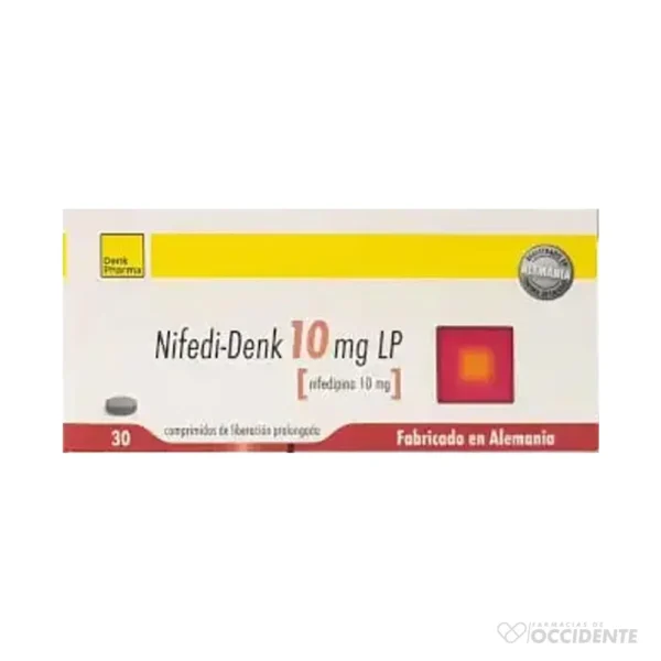 NIFEDI-DENK TABLETAS LP 10MG X 10 (CAJA 3 BLISTER)