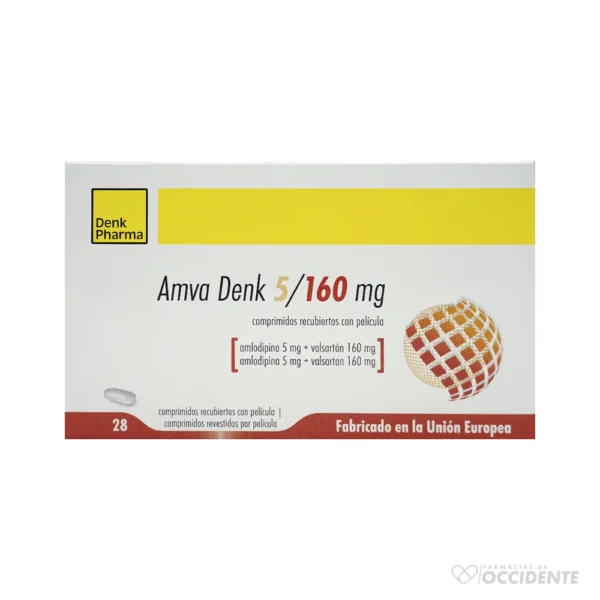 AMVA DENK 5/160MG COMPRIMIDOS X 28