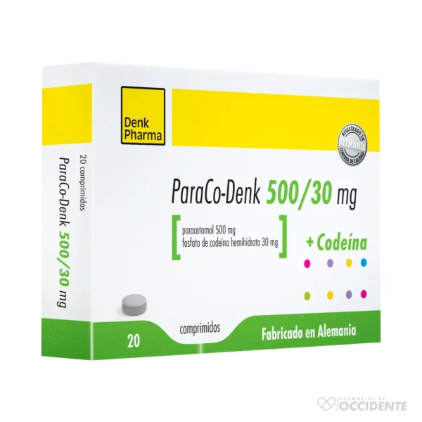 PARACO-DENK COMPRIMIDOS 500/30MG X 20