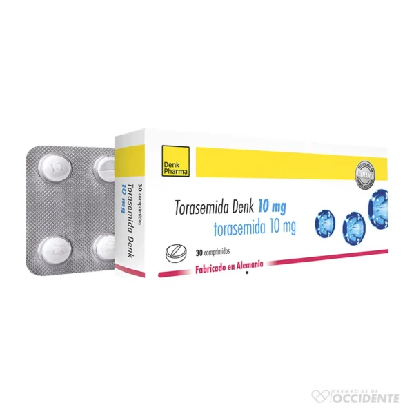 TORASEMIDA DENK COMPRIMIDO 10 MG. X 30