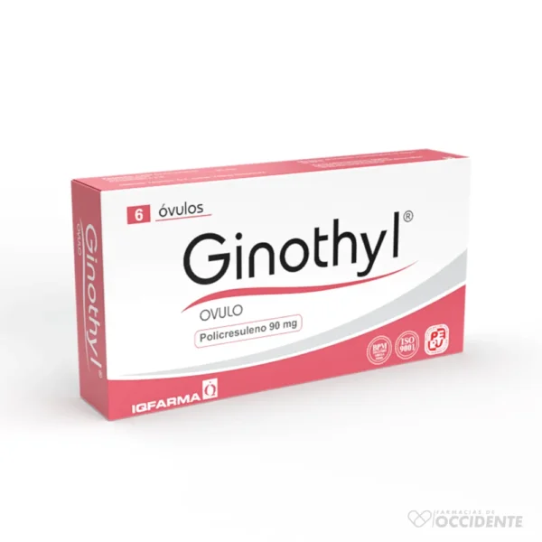 GINOTHYL OVULOS 90MG X 6 (DOGMA IQFARMA)