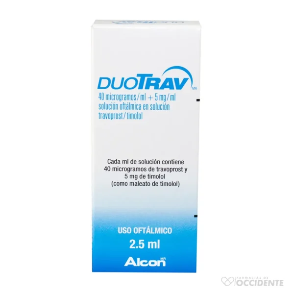 DUOTRAV SOLUCION x 2.5ML