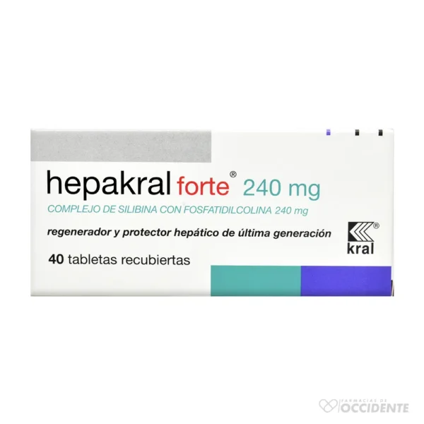 HEPAKRAL FORTE TABLETAS 240MG x 40