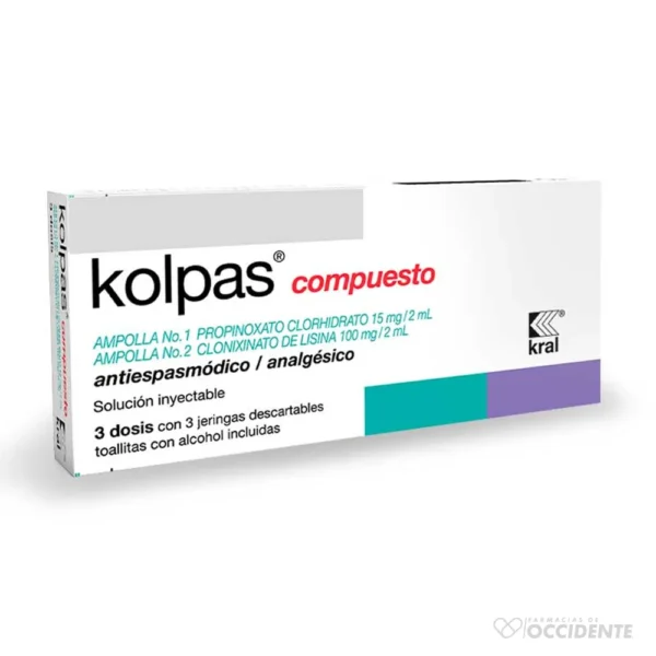 KOLPAS COMPOSITUM INYECTADO x 3 DOSIS