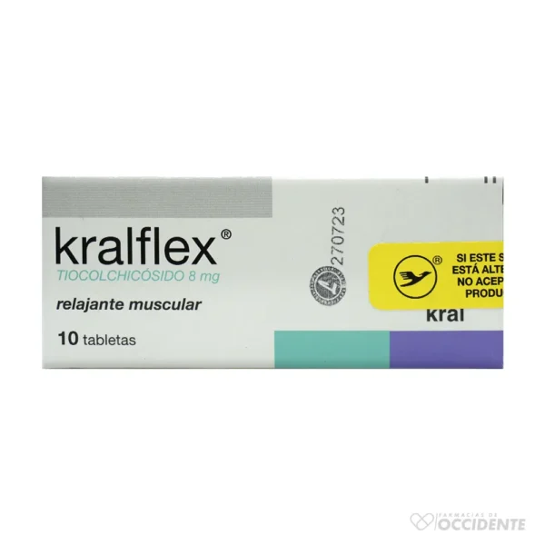 KRALFLEX TABLETAS 8MG x 10