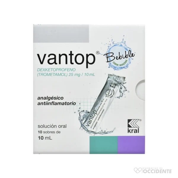 VANTOP SOL ORAL SOBRES 25MG/10ML X 10