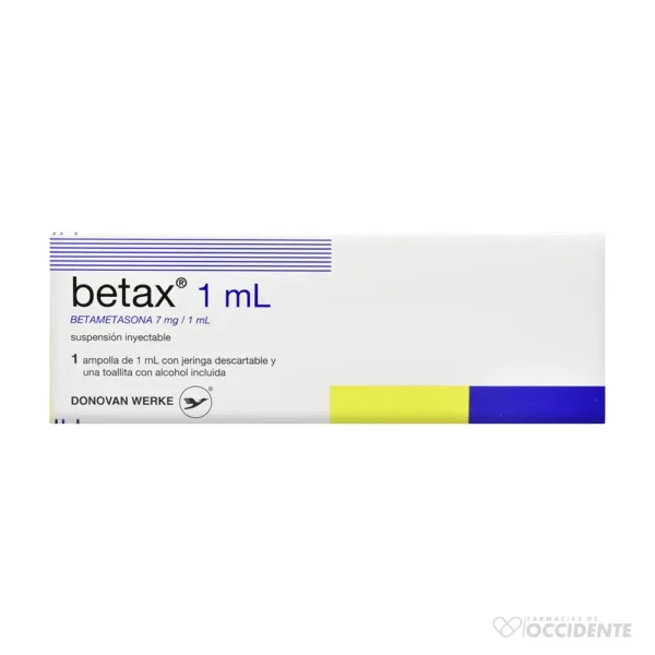 BETAX VIAL INYECTABLE 1ML x 1