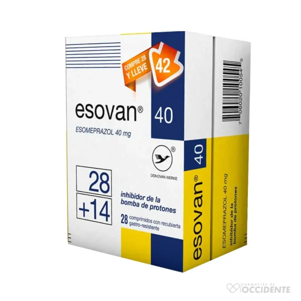 ESOVAN TABLETAS 40 MG X 28 14