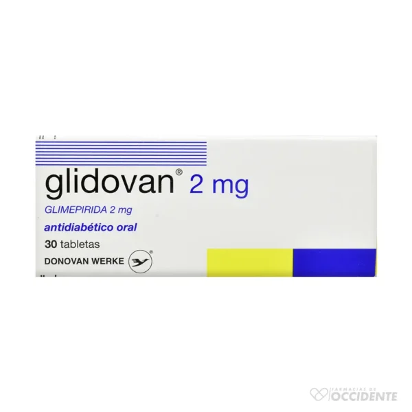 GLIDOVAN TABLETAS 2MG X 30