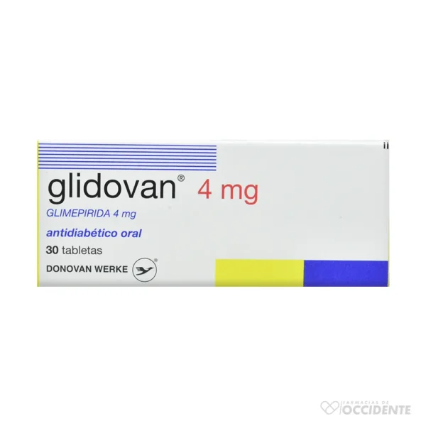 GLIDOVAN TABLETAS 4MG X 30