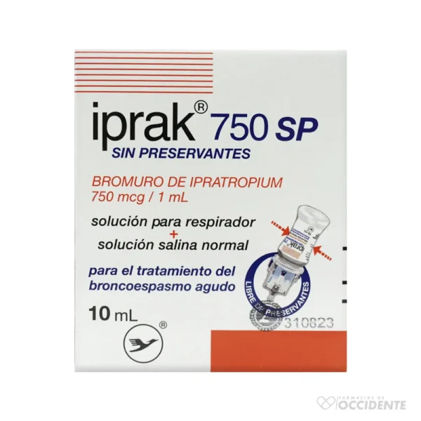 IPRAK 750 SP SOL P/NEB 750MCG/1ML X 10ML