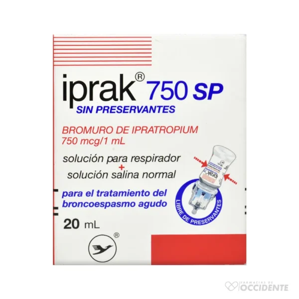 IPRAK 750 SP SOL P/NEB 750MCG/1ML X 20ML