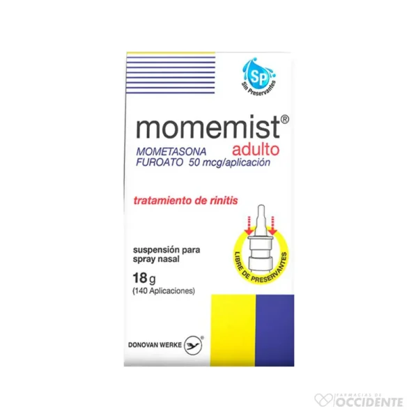 MOMEMIST SPRAY NASAL 50MCG x 140 APLICACIONES