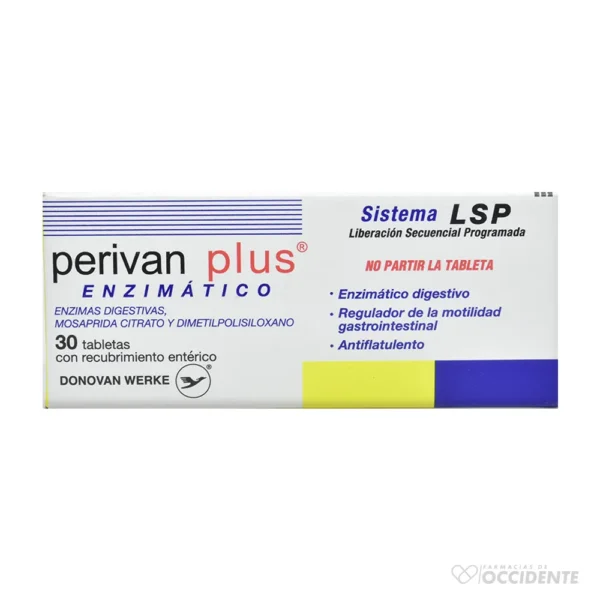 PERIVAN PLUS ENZIMATICO TABLETAS X 30