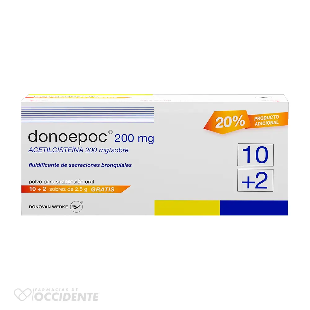 DONOEPOC 200MG SOBRES X 10 2 GRATIS