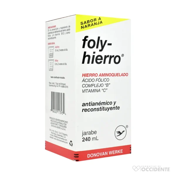 FOLY HIERRO JARABE x 240ML