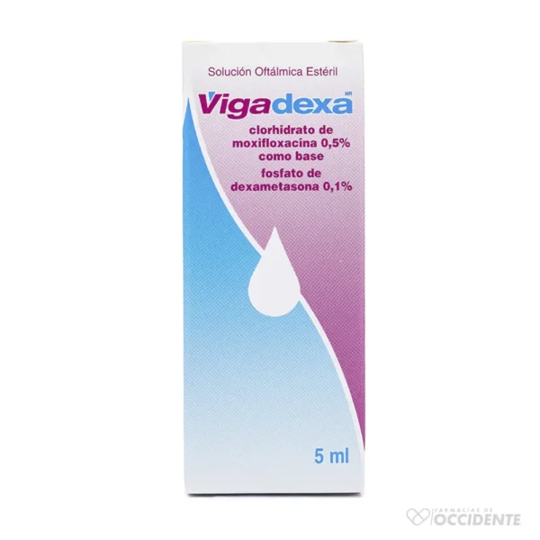 VIGADEXA SOLUCION OFTALMICA X 5ML