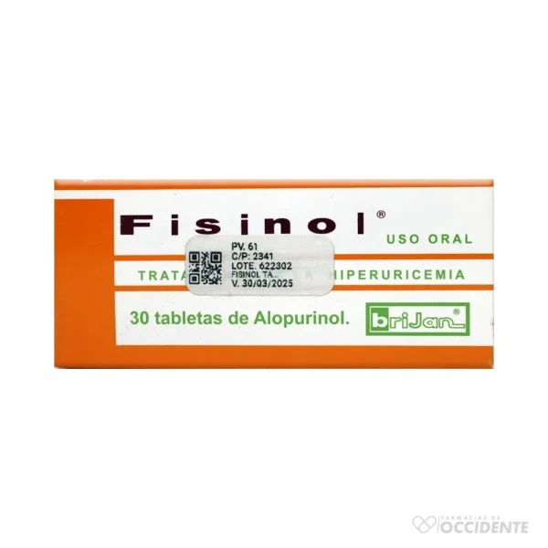 FISINOL TABLETAS 300 MG X 30