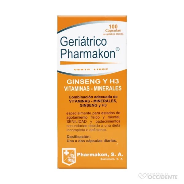 GERIATRICO PHARMAKON CAPSULAS X 100