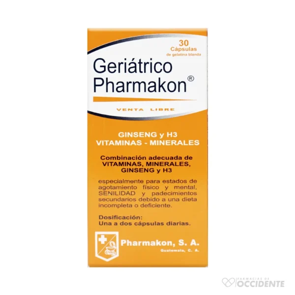 GERIATRICO PHARMAKON CAPSULAS X 30