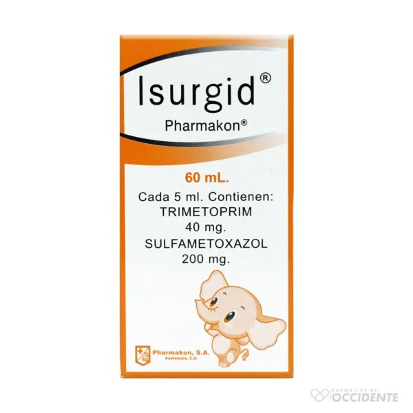 ISURGID SUSPENSION 40/200MG X 60ML