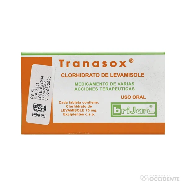 TRANASOX 75 MG. X 10 TABS.