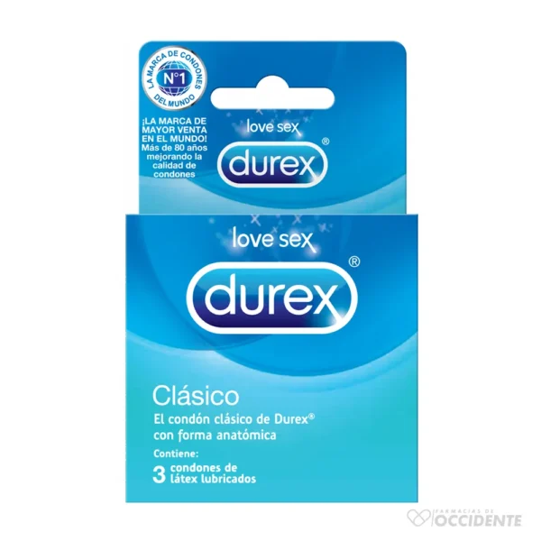 DUREX CONDON CLASICO X 3
