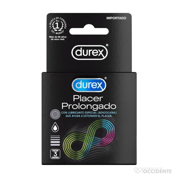 DUREX CONDON PLACER PROLONGADO X 3