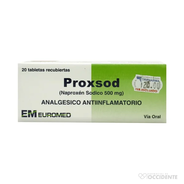 PROXSOD TABLETAS 500MG X 20