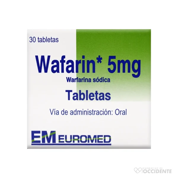 WAFARIN TABLETAS 5MG X 30