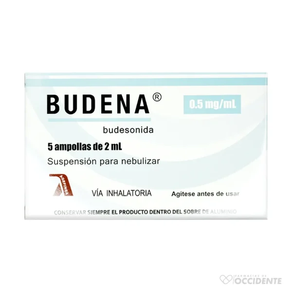 BUDENA SUSPENSION P/INHALAR 0.5MG/ML AMPOLLA SUELTA (CAJA 5)