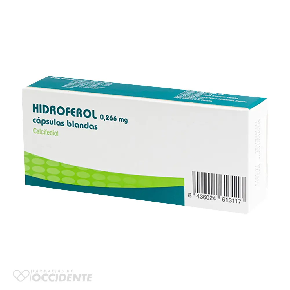 HIDROFEROL 0.266MG CAPSULA BLANDA X 3
