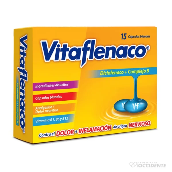 VITAFLENACO X 15 CAPSULAS