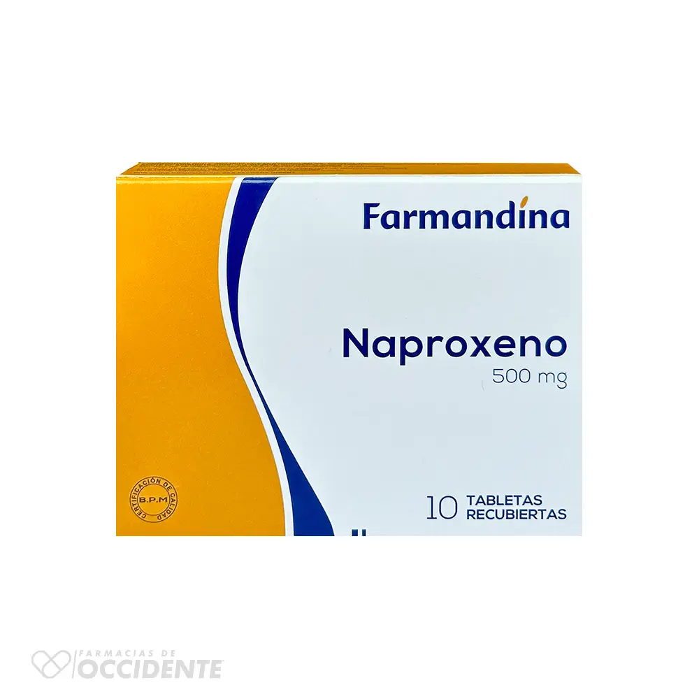 NAPROXENO FARMANDINA TAB 500MG X 10