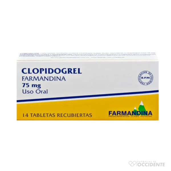 CLOPIDROGREL FARMANDINA TAB 75MG X 14