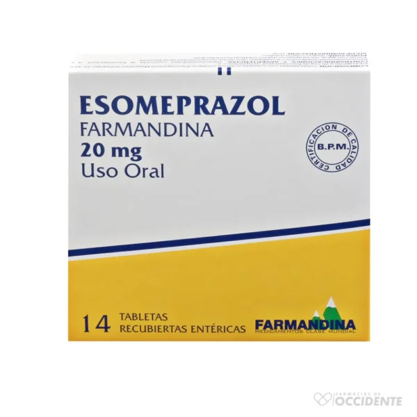 ESOMEPRAZOL FARMANDINA TAB 20MG X 14