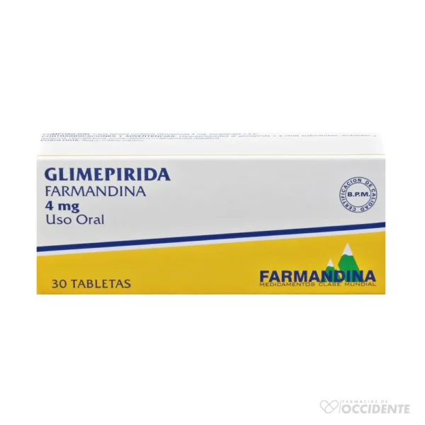 GLIMEPIRIDA FARMANDINA TAB 4MG X 30