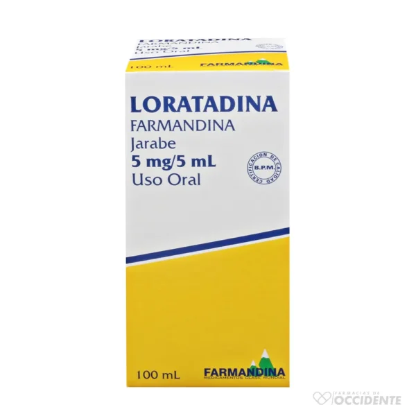 LORATADINA FARMANDINA JARABE 5MG/5ML X 100ML