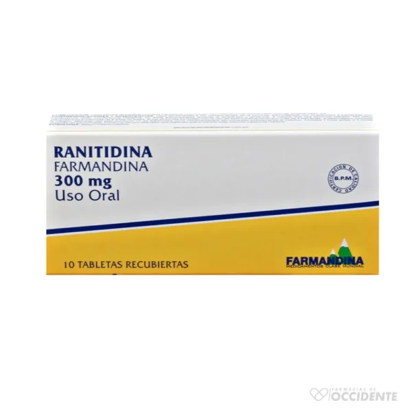 RANITIDINA FARMANDINA TAB 300MG X 10