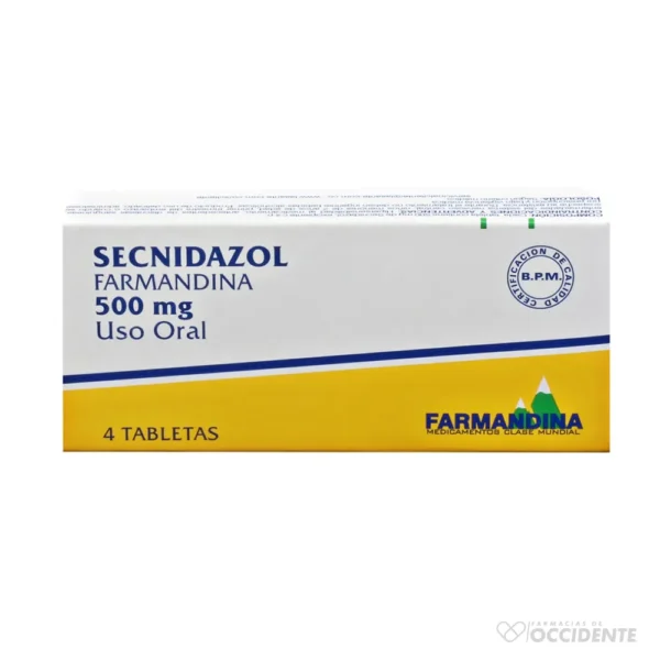 SECNIDAZOL FARMANDINA TAB 500MG X 4