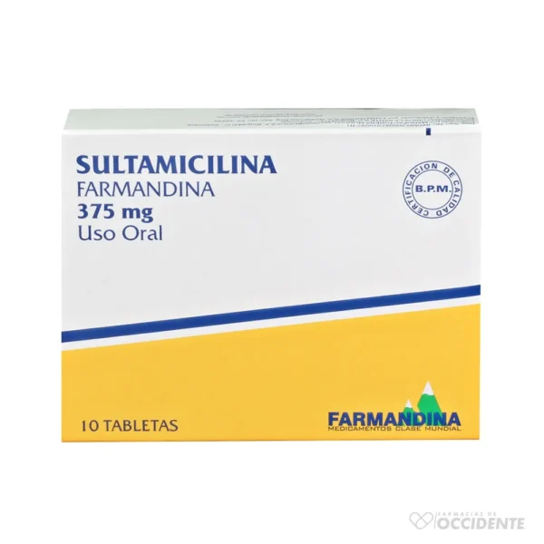 SULTAMICILINA FARMANDINA TAB 375MG X 10