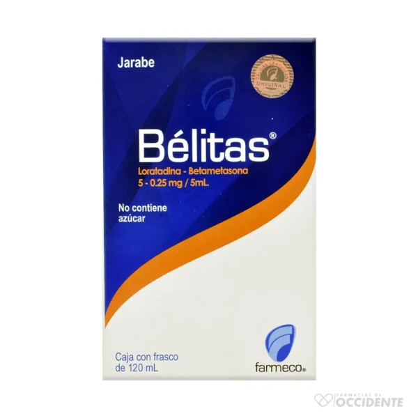 BELITAS JARABE 0.25MG/5ML X 120ML