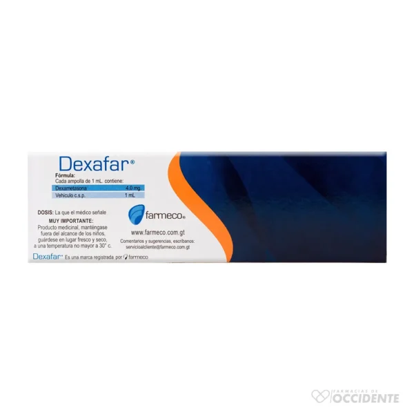 DEXAFAR INYECTADO 4MG/1ML X 1